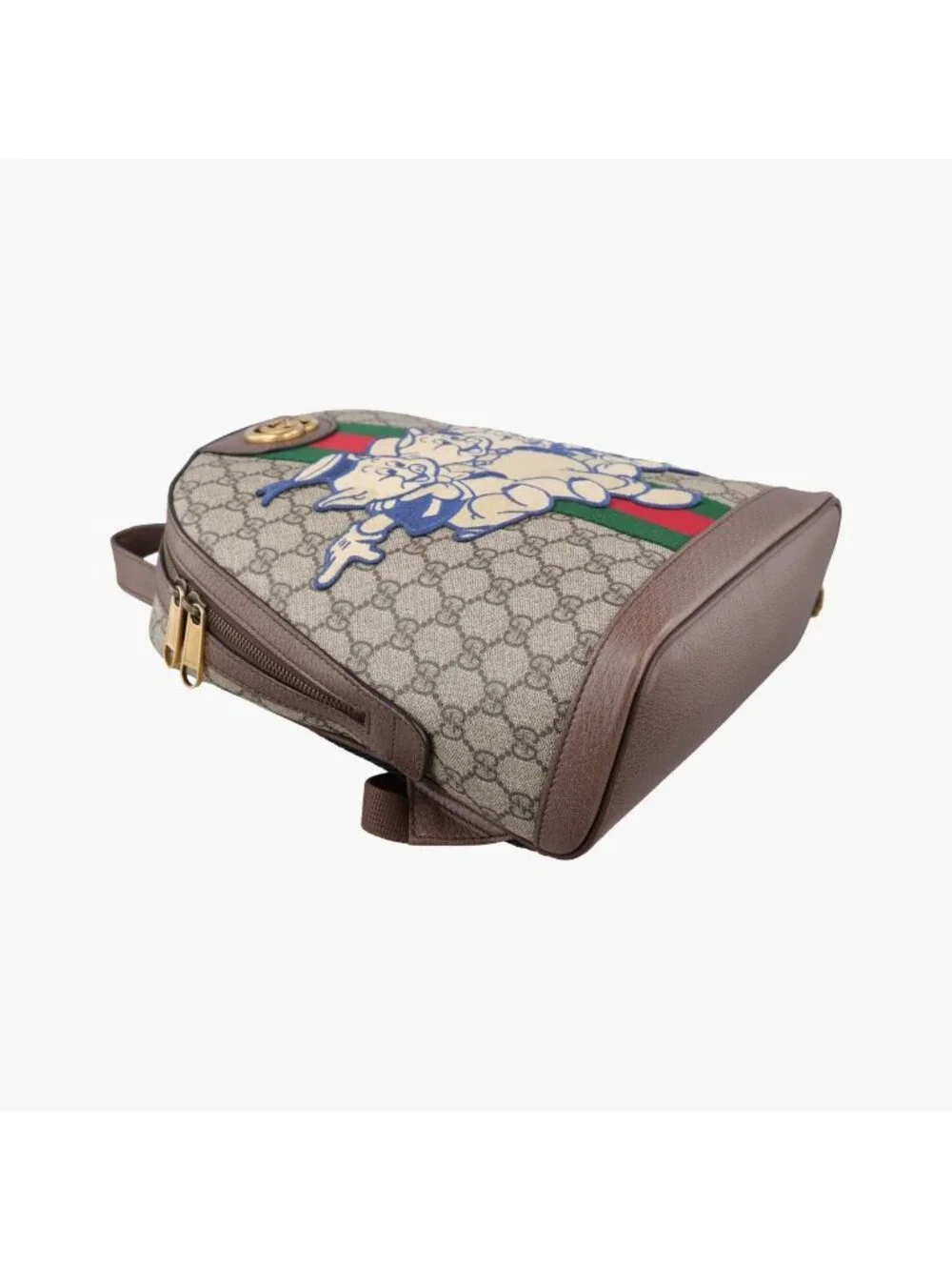 Gucci Three Little Pigs Brown Multicolor Backpack